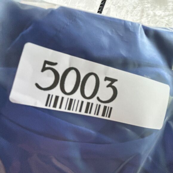 Judith March Blouse Womens Large Blue Embroidered Boho Long Sleeve Polyester - Picture 10 of 10